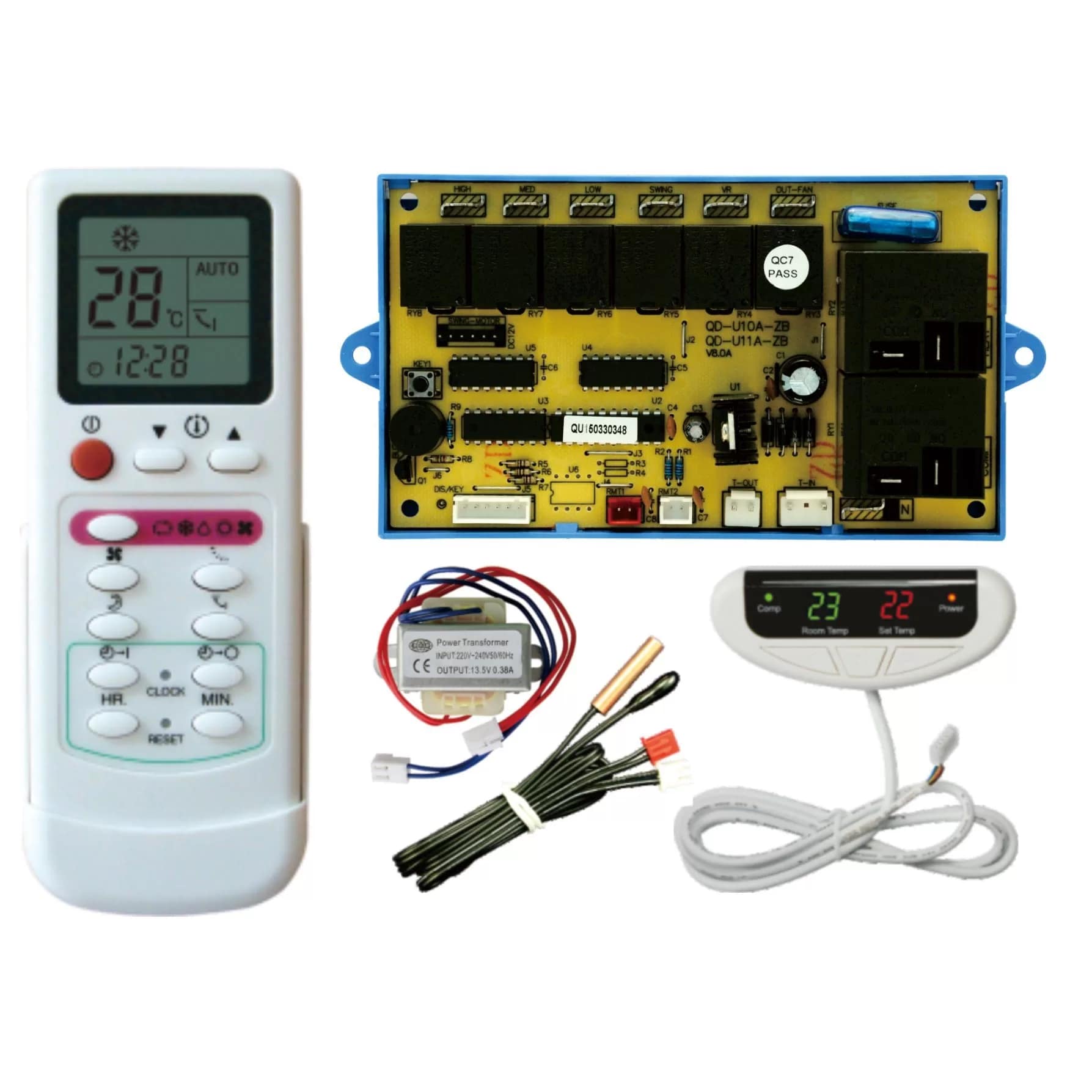 Placa universal split con display QD-U11A