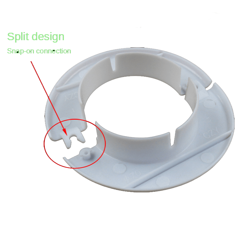 Marco terminacion salida caños split 65mm - Imagen 2